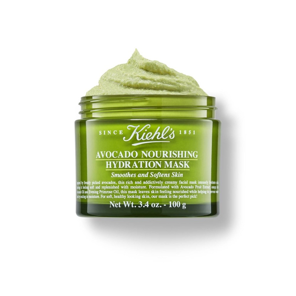 NWT Kiehl's Avocado Nourishing Hydration Mask - Green and White